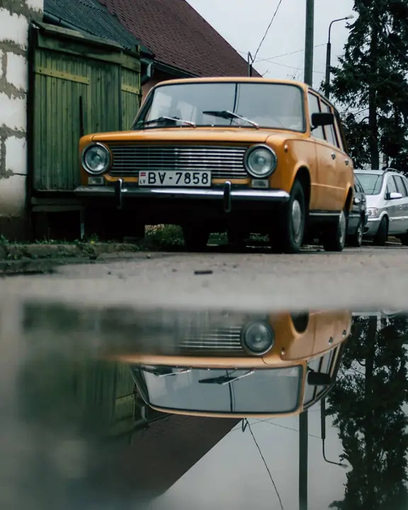 Retro auto, Rīga, 2018